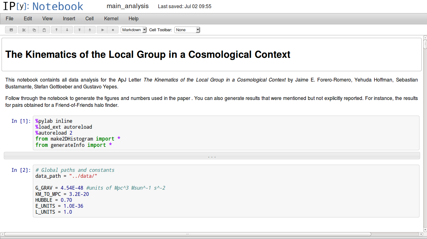 Local Group Kinematics IPYNB